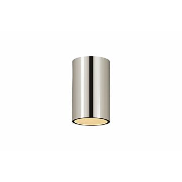 Z-Lite Harley 1-Light Flush Mount Ceiling Light In Chrome