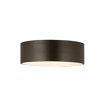Z-Lite Harley 3-Light Flush Mount Ceiling Light In Bronze