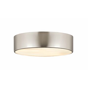 Z-Lite Harley 4-Light Flush Mount Ceiling Light In Brushed Nickel