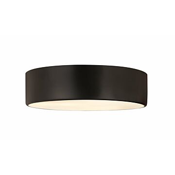 Z-Lite Harley 4-Light Flush Mount Ceiling Light In Matte Black