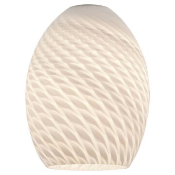 FireBird Pendant Glass Shade in White by Access