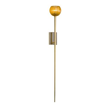 Corbett Merlin Wall Sconce in Gold Leaf