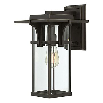 Hinkley Manhattan 1-Light Outdoor Light In Oil Rubbed Bronze