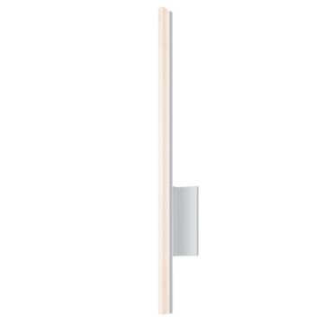 Stiletto LED Wall Sconce in Bright Satin Aluminum by Sonneman