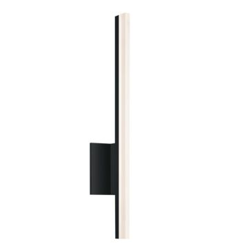 Stiletto LED Wall Sconce in Satin Black by Sonneman