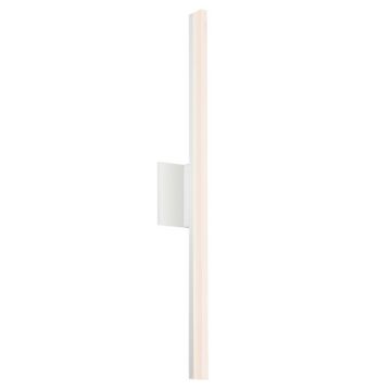 Stiletto LED Wall Sconce in Satin White by Sonneman