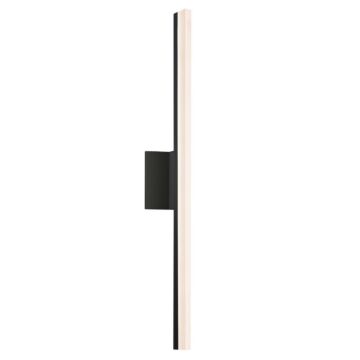 Stiletto LED Wall Sconce in Satin Black by Sonneman