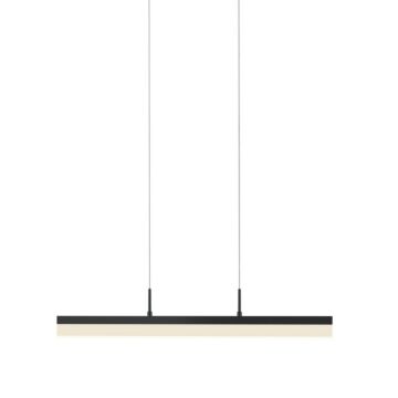 Stiletto LED Pendant in Satin Black by Sonneman