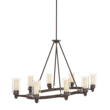 Circolo Eight Light Chandelier in Olde Bronze by Kichler