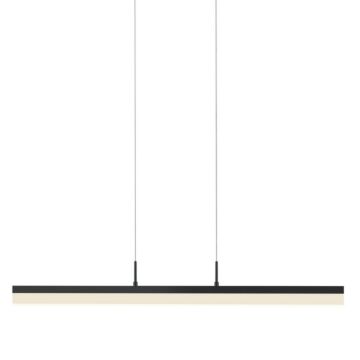 Stiletto LED Pendant in Satin Black by Sonneman