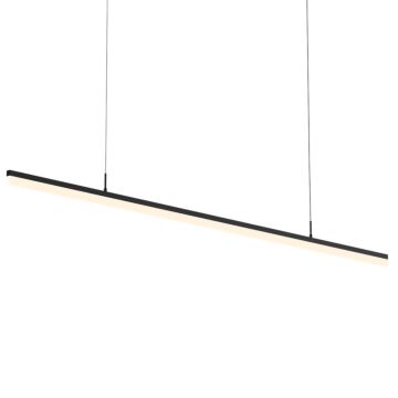 Stiletto LED Pendant in Satin Black by Sonneman