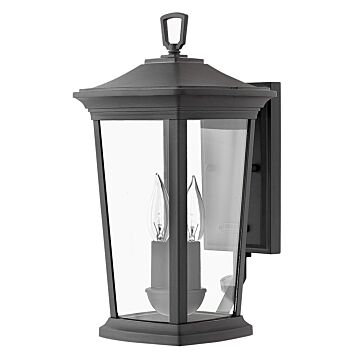 Hinkley Bromley 2-Light Outdoor Light In Museum Black