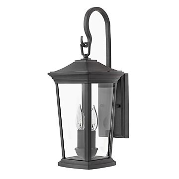 Hinkley Bromley 2-Light Outdoor Light In Museum Black