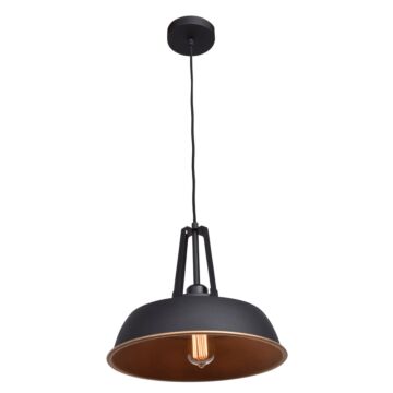Nostalgia One Light Pendant in Matte Black by Access