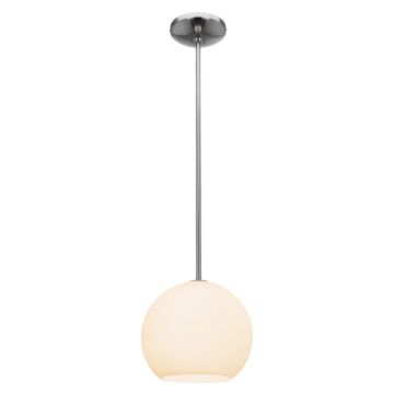 Nitrogen LED Pendant in Brushed Steel by Access