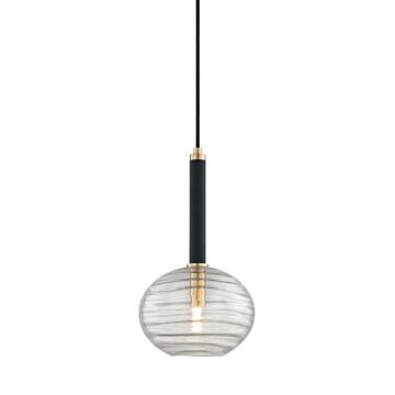 Breton LED Pendant in Aged Brass by Hudson Valley