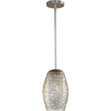 Maxim Arabesque Mini Pendant Light in Golden Silver