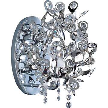 Comet LED Wall Sconce in Polished Chrome by Maxim