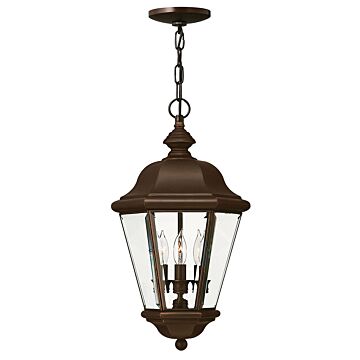 Hinkley Clifton Park 3-Light Outdoor Light In Copper Bronze