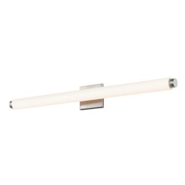 Sonneman Tubo Slim LED 33.5 Inch LED Drum Trim Bathroom Vanity Light in Satin Nickel