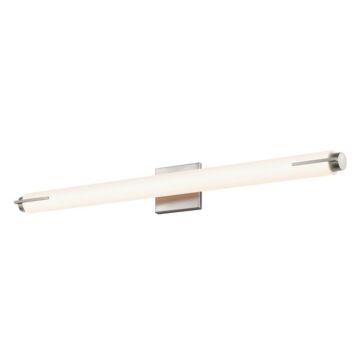 Sonneman Tubo Slim LED 33.5 Inch LED Spine Trim Bathroom Vanity Light in Satin Nickel