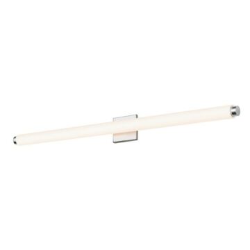 Sonneman Tubo Slim LED 41.5 Inch LED Drum Trim Bathroom Vanity Light in Polished Chrome