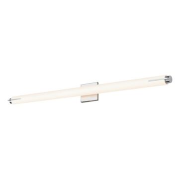 Tubo Slim LED LED Bath Bar in Polished Chrome by Sonneman