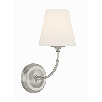 Sylvan One Light Wall Sconce in Brushed Nickel by Crystorama
