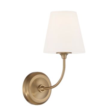 Sylvan One Light Wall Sconce in Vibrant Gold by Crystorama