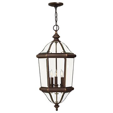 Hinkley Augusta 3-Light Outdoor Light In Copper Bronze