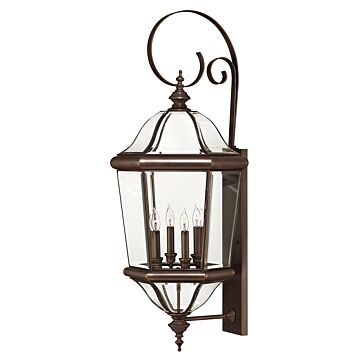 Hinkley Augusta 4-Light Outdoor Light In Copper Bronze