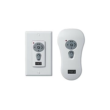 Universal Reversible Wall Hand Held Remote Transmitter Accessory in White by Visual Comfort Fan