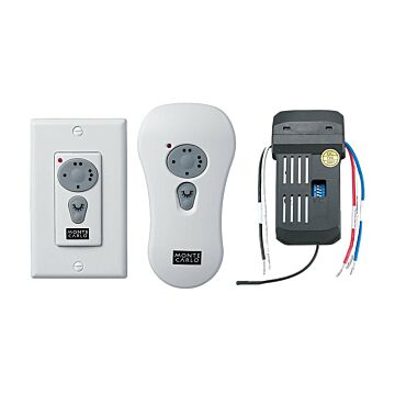 Universal Wall Hand Held Remote Control Kit in White by Visual Comfort Fan