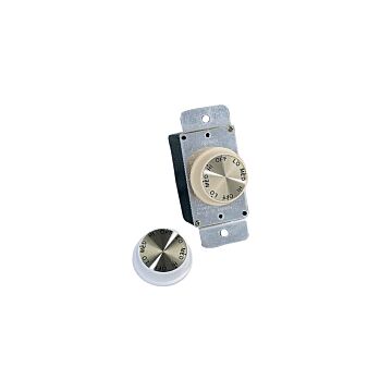 Universal 3 Speed Rotary Wall Control in White by Visual Comfort Fan