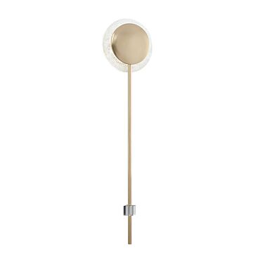 Moscato One Light Wall Sconce in Gold Leaf by Corbett Lighting