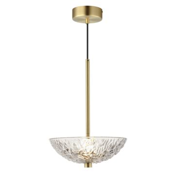 Metropolis LED Wall Sconce in Satin Brass by Maxim