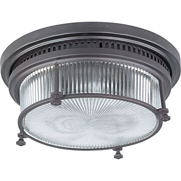 Hi Bay Two Light Flush Mount in Bronze by Maxim