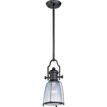Hi Bay One Light Pendant in Bronze by Maxim