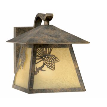 Whitebark 1-Light Outdoor Wall Mount in Olde World Patina