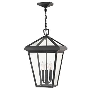 Hinkley Alford Place 3-Light Outdoor Light In Museum Black