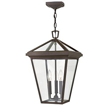 Hinkley Alford Place 3-Light Outdoor Light In Oil Rubbed Bronze