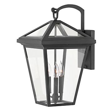 Hinkley Alford Place 3-Light Outdoor Light In Museum Black