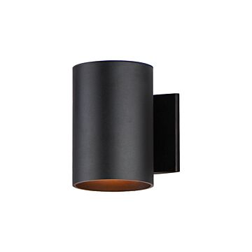 Outpost One Light Outdoor Wall Lantern in Black by Maxim