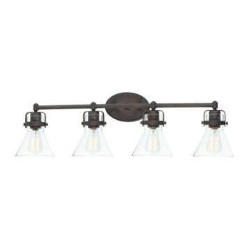Seafarer Four Light Bath Vanity in Oil Rubbed Bronze by Maxim