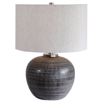 Mikkel 1-Light Table Lamp in Brushed Nickel
