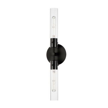 Equilibrium LED Wall Sconce in Black by Maxim