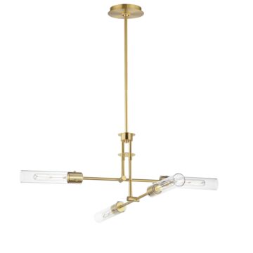 Equilibrium LED Flush Mount Convertible in Natural Aged Brass by Maxim