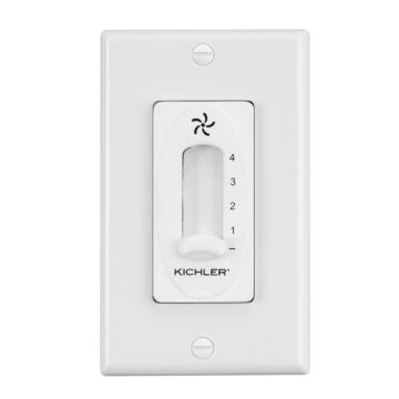 Accessory 4 Speed Fan Slide Control in White by Kichler