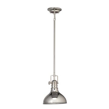 Hatteras Bay One Light Mini Pendant in Polished Nickel by Kichler
