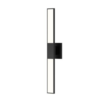 Planes LED Wall Sconce in Satin Black by Sonneman
